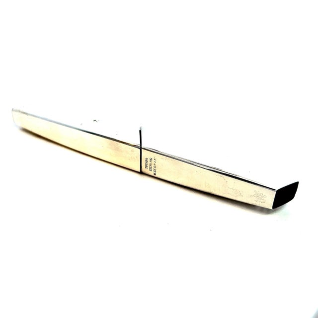 Tiffany & Co Estate Parker Clipit Letter Opener 4" Sterling Silver For Sale - Image 4 of 5