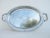 C.1930's Moroccan-Style Reed & Barton Silver Plate Hammered Oval-Shaped Grand Serving Tray For Sale - Image 13 of 13