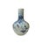 This striking Chinese porcelain "heavenly bottle" vase (tianqiuping) features a globular body and a straight cylindrical...