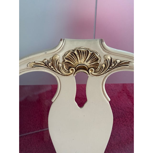 Wood Chairs in Swedish Rococo, Set of 2 For Sale - Image 7 of 7
