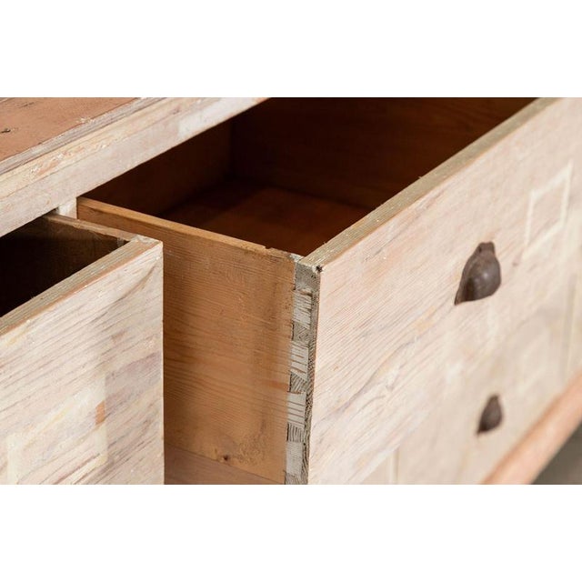 Antique French Pine Chest of Drawers, 1880 For Sale - Image 9 of 14