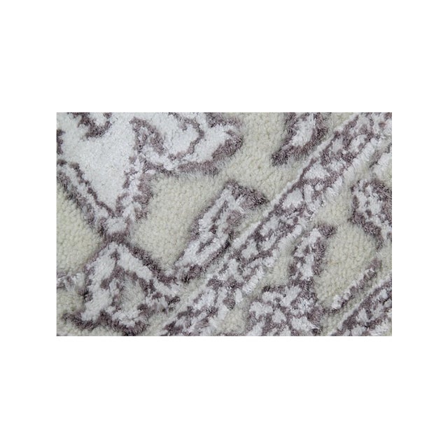 White Handwoven Tabriz Area Rug 12x15 For Sale - Image 8 of 8