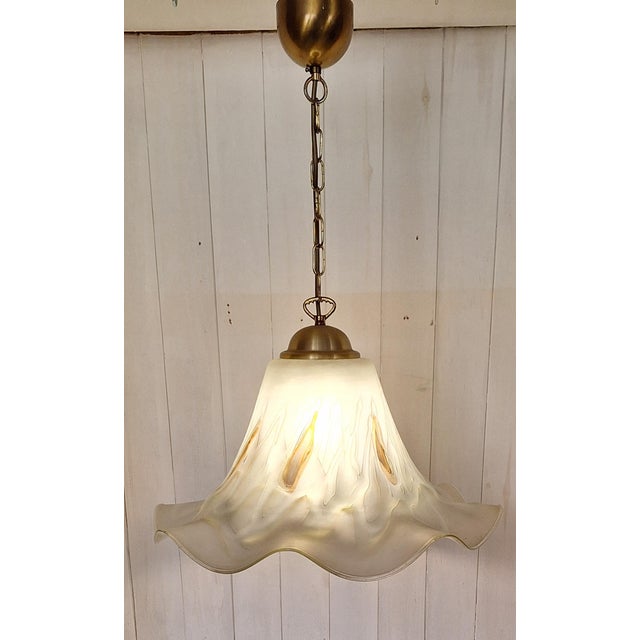 Vintage Hanging Lamp by Doria-Leuchten, 1970s For Sale - Image 9 of 9