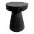 Vintage Tuareg Black Round Stool / Side Table For Sale