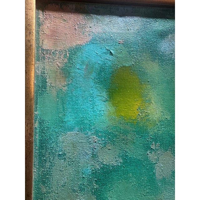 "The Couple" by Elliott Twery Original Large Oil on Canvas Painting For Sale - Image 6 of 8