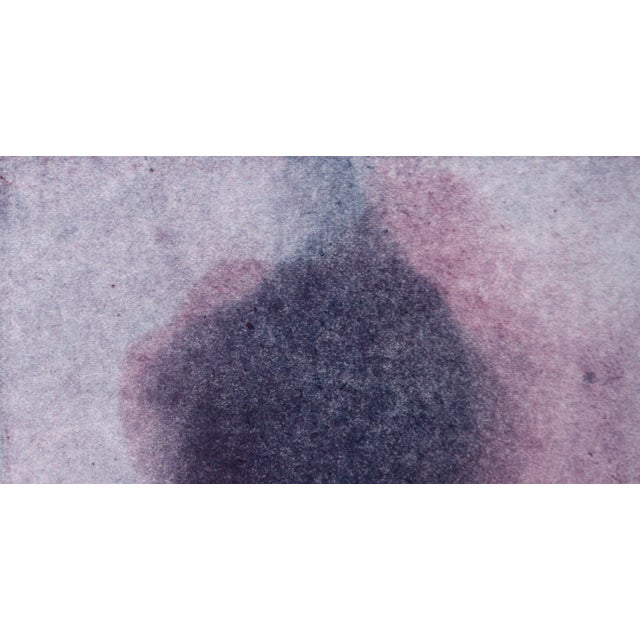 1990s Lavender Nebula - Transfer Monotype in Oil on Paper by Heather Speck For Sale - Image 5 of 7