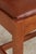 Set of 4 Stickley Mission Cherry Leather Dining Chairs For Sale - Image 16 of 18
