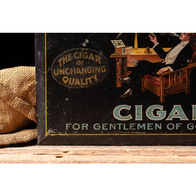 Antique "San Felice" Cigar Toc Sign For Sale In Chicago - Image 6 of 9