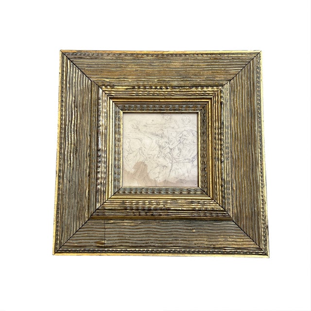 1940’s Original Abstract Expressionist Nude Figures Drawing For Sale