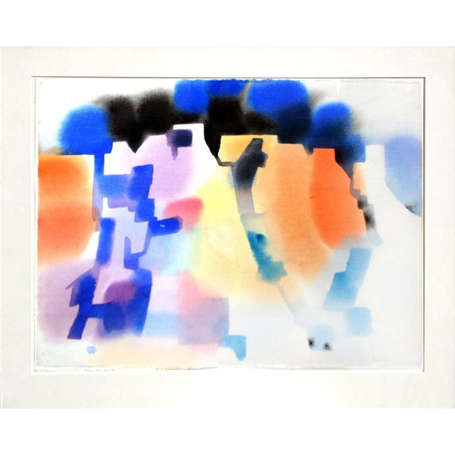 Abstract Expressionism Erle Loran Wyoming Mountains" Abstracted Landscape 1984 For Sale - Image 3 of 3