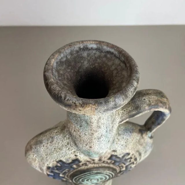 Beige Sculptural Fat Lava Pottery Vase from Jopeko, Germany, 1970s For Sale - Image 8 of 18