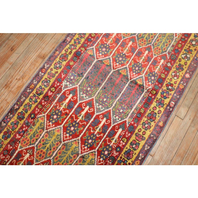 Late 19th Century Turkish Melas Colorful Runner that's been restored