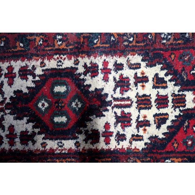 1970s, Handmade Vintage Persian Hamadan Rug 2' X 4' For Sale - Image 11 of 11