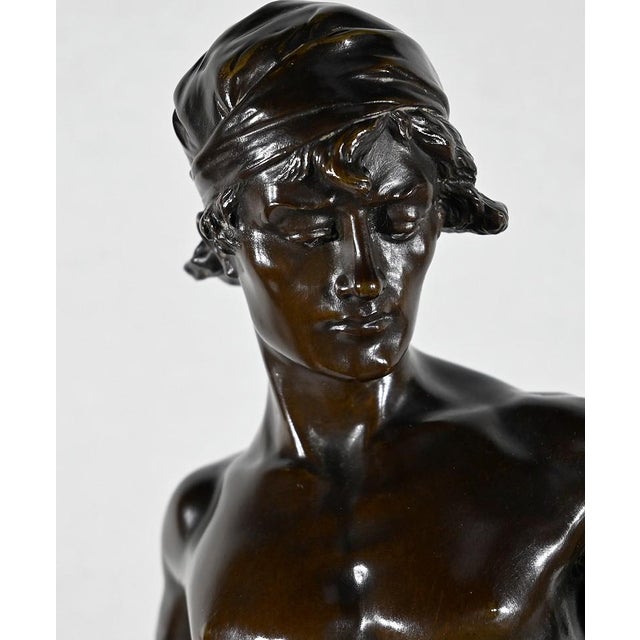 E. Drouot, Allégorie de la Poésie, 1900, Bronze For Sale - Image 14 of 18