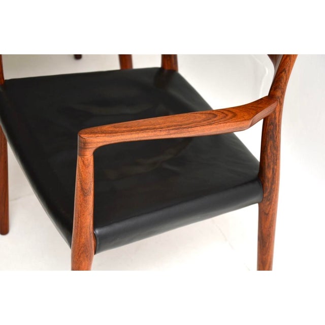 Vintage Danish Model 57 Chairs from Niels Moller, 1960s, Set of 2 For Sale - Image 10 of 11