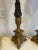 Vintage Mid 20th Century Baroque Mixed Metal Stick Lamps - a Pair For Sale - Image 4 of 8