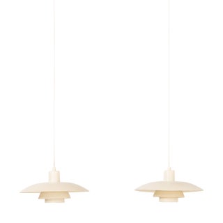 Vintage PH 4/3 Pendant Lamps by Poul Henningsen for Louis Poulsen, Denmark, 1970s, Set of 2 For Sale