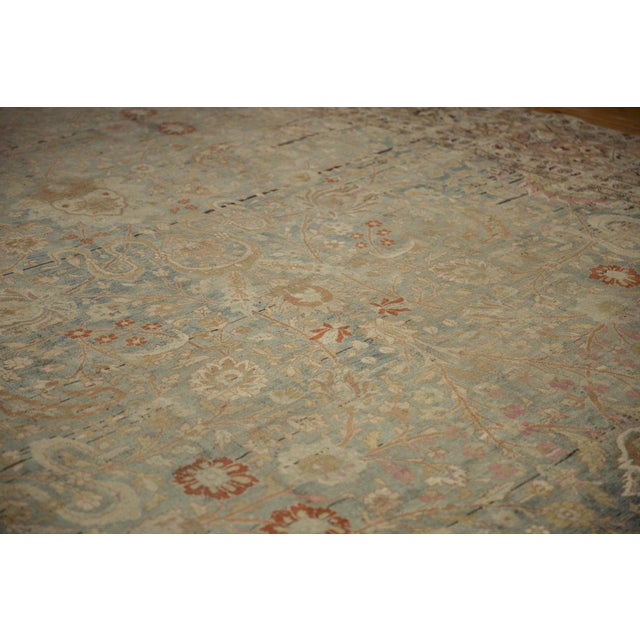 1940s Vintage Distressed Meshed Carpet - 11'7" X 15'11" For Sale - Image 5 of 12