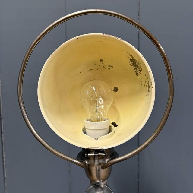 Polished Five-Arm Floor Lamp with Black Brand Plate from Jieldé, 1950s For Sale - Image 9 of 18