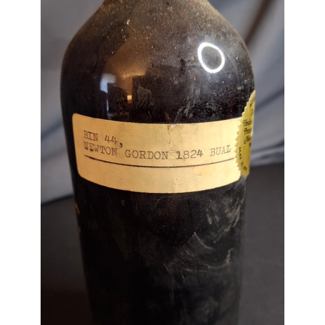 Historic 1824 Vintage Newton & Gordon Bual Madeira Bottle - 1976 Heublein Auction For Sale - Image 4 of 8