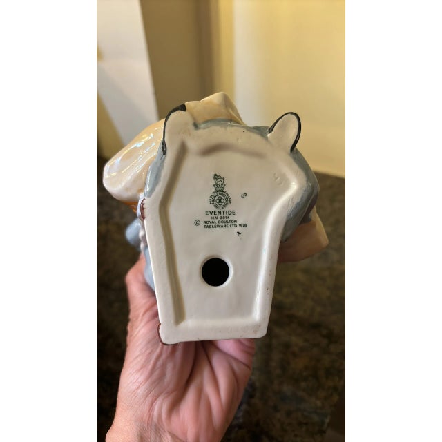 Figurative 1970s Royal Doulton Collectible Figurine Eventide Hn 2814 For Sale - Image 3 of 5