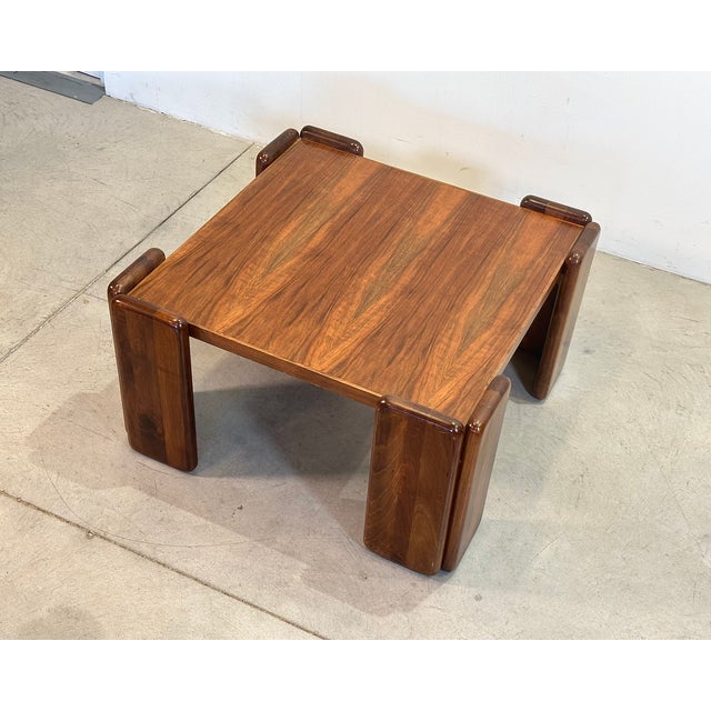 Wood Coffee Table by Mario Marenco for Mobil Girgi, 1970s For Sale - Image 7 of 11