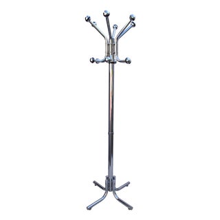 Space Age Chromed Sputnik Hall Coat Rack, 1970s For Sale