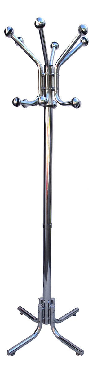 Space Age Chromed Sputnik Hall Coat Rack, 1970s
