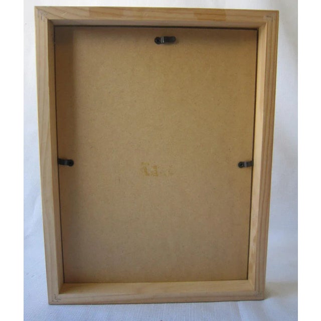 Modern Framed Pastel Portrait For Sale - Image 3 of 6