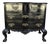 Portuguese Chest of Drawers in Blackened Wood For Sale
