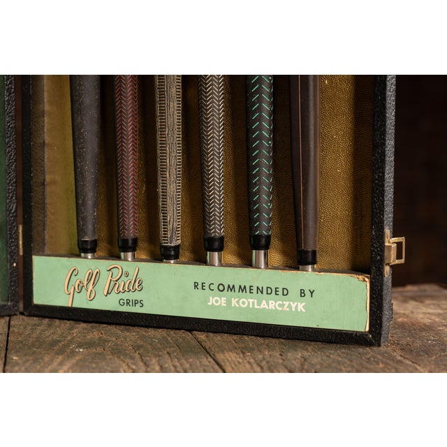 Metal Vintage "Golf Pride" Club Grips Salesman Kit For Sale - Image 7 of 8