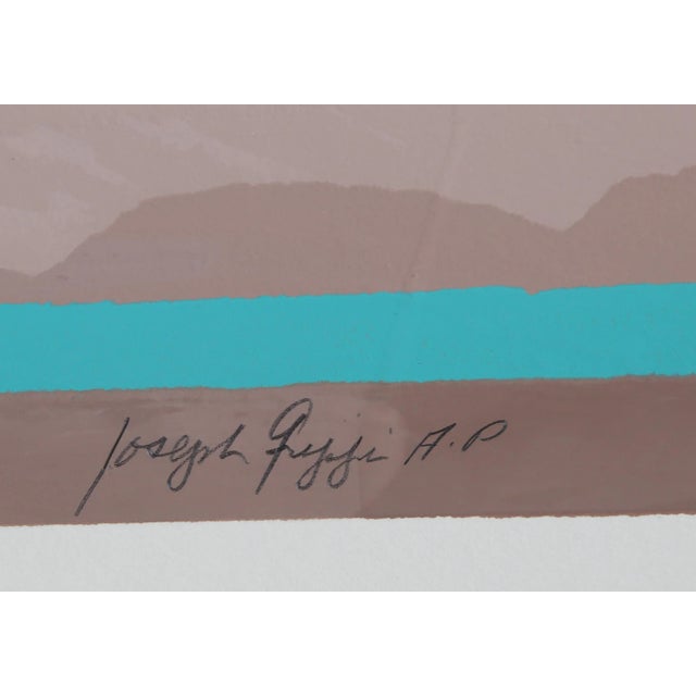 Contemporary Tan Landscape, Joseph Grippi For Sale - Image 3 of 5