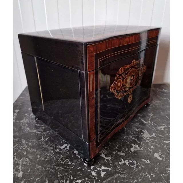 Travel Drink Box inn Mahogany For Sale - Image 7 of 11