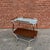 Mid-Century Modern Salton “Hotray Hotable” rolling bar cart / automatic food warmer with teak accents and patterned...
