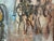 1968 Vintage Oil on Board Expressionist Painting of Napoleon and His Soldiers by Alex Portner For Sale - Image 9 of 12