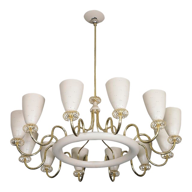 Rare "Ballerina" Chandelier by Paavo Tynell for Lightolier For Sale