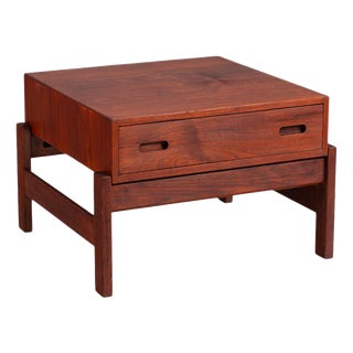 Side Table in Teak by Illum Wikkelsø, 1960 For Sale