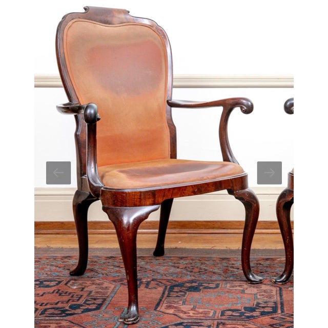 19th Century Pair Open Armchairs For Sale - Image 4 of 4