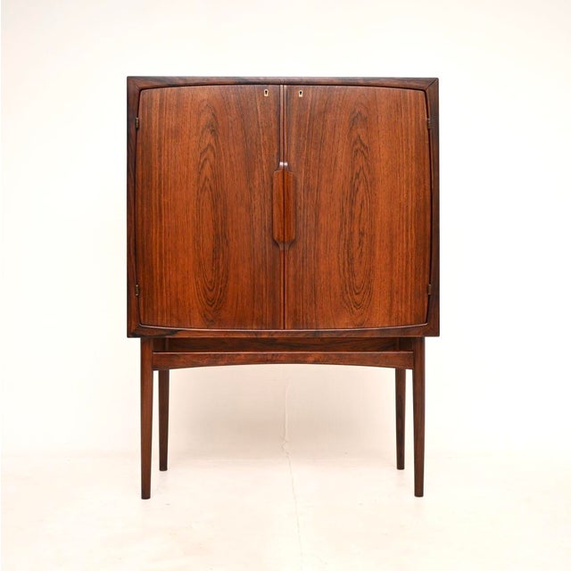 Torbjørn Afdal Vintage Scandinavian Bacchus Drinks Cabinet by Torbjorn Afdal from Mellemstrands Trevareindustri As, 1960 For Sale - Image 4 of 11