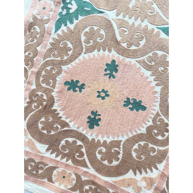 Hand-Embroidered Suzani from Samarkand, circa early 1960s. Dimension; 37'' x 63'' inches / 93 x 160 cm / 3'1'' x 5'3''...