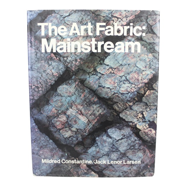 The Art Fabric: Mainstream Hardcover Coffee Table Book With Cream Linen Cover For Sale