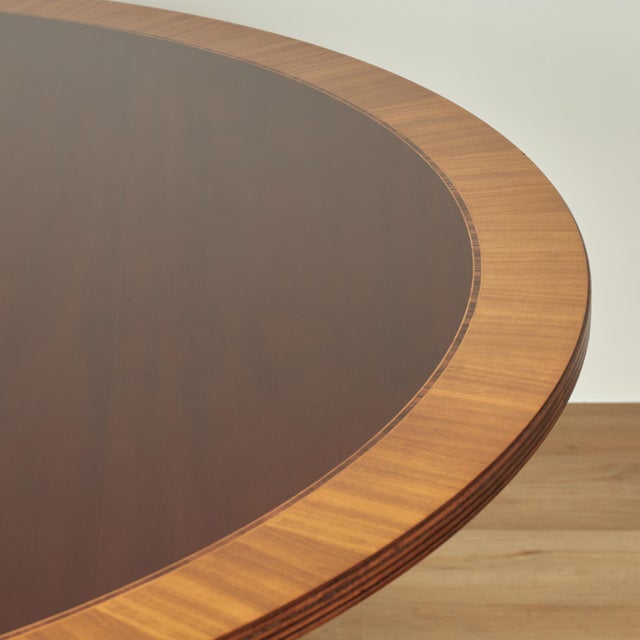 Large Round Regency Style Dining Table For Sale - Image 14 of 18