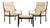Bentwood Lounge Chairs with Ottoman in Rosewood and Original Fabric made in Denmark - 3 Pieces For Sale