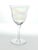 1960s Vintage Mid-Century Lustre Iridescent Rainbow Pearl Optic Set of 4 Wine Glasses For Sale - Image 4 of 6