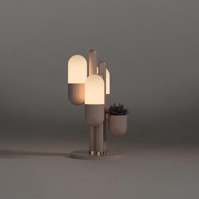 Cactus Table Lamp by Creativemary For Sale - Image 11 of 16