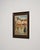 Mid 20th Century 20th Century French Dark Brown Signed Oil on Panel Impressionist Street Scene in Passe-Partout For Sale - Image 5 of 15