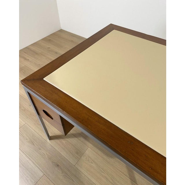 Italian Double Center Desk, 1950s For Sale - Image 6 of 8