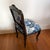 English Antique English Side Chair Freshly Upholstered in Schumacher Chiang Mai Dragon in China Blue For Sale - Image 3 of 12