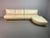 Mid-Century Italian Cream Leather Landscape Sofa with Chaise Longue and Integrated Table from Frighetto, Italy, 1980s, Set of 2 For Sale - Image 15 of 18