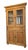 Corner Cabinet in Natural Wood For Sale